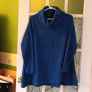 Dennis by Dennis Basso  cowneck top  women's size small